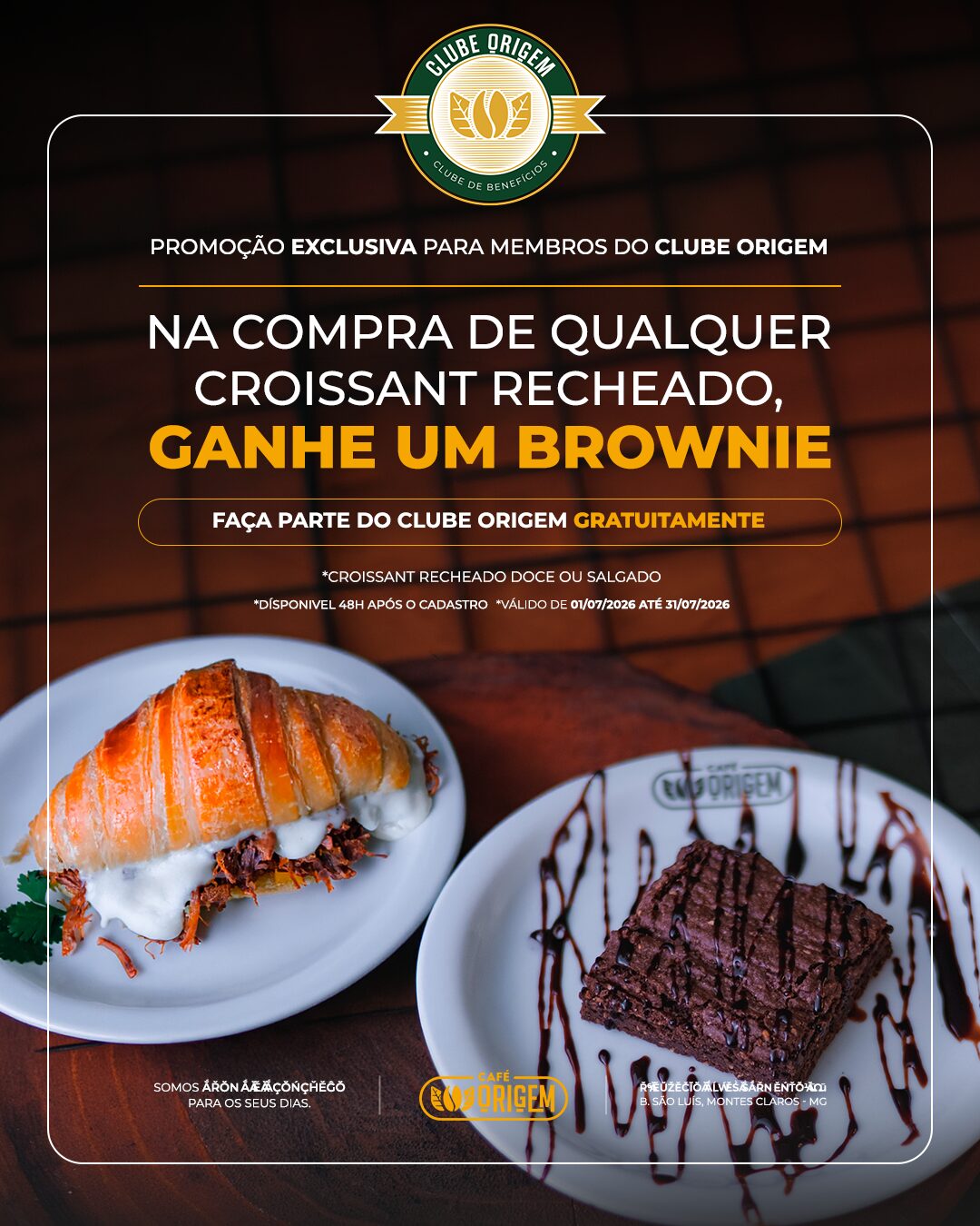 CROISSANT + BROWNIE
